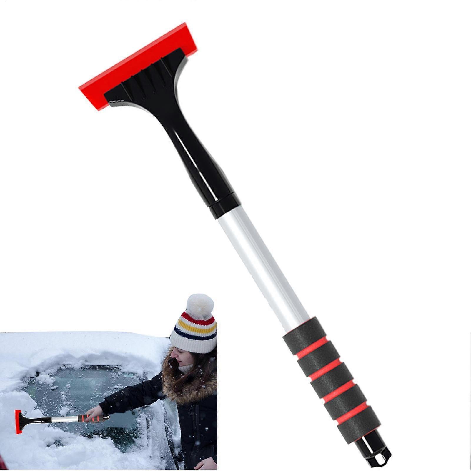 Ice Scraper Durable Tool For Ice Removal With Comfortable Ergonomic Handle Plastic Construction Windshield Snow Removal
