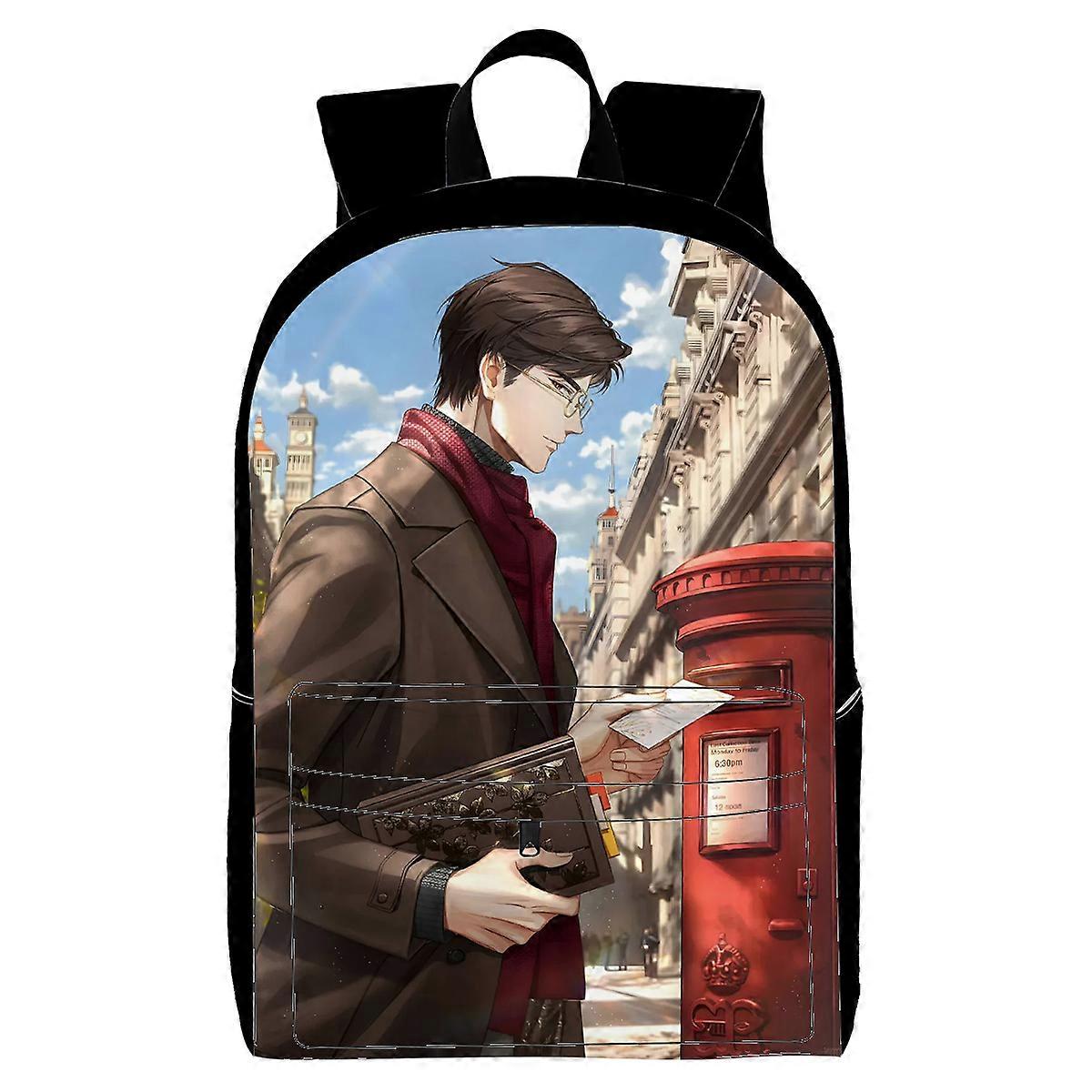 Backpack, with Multiple Organizational Compartments, Fits 15.6 Inch Notebook, for Travel, Teen, Business Work B754