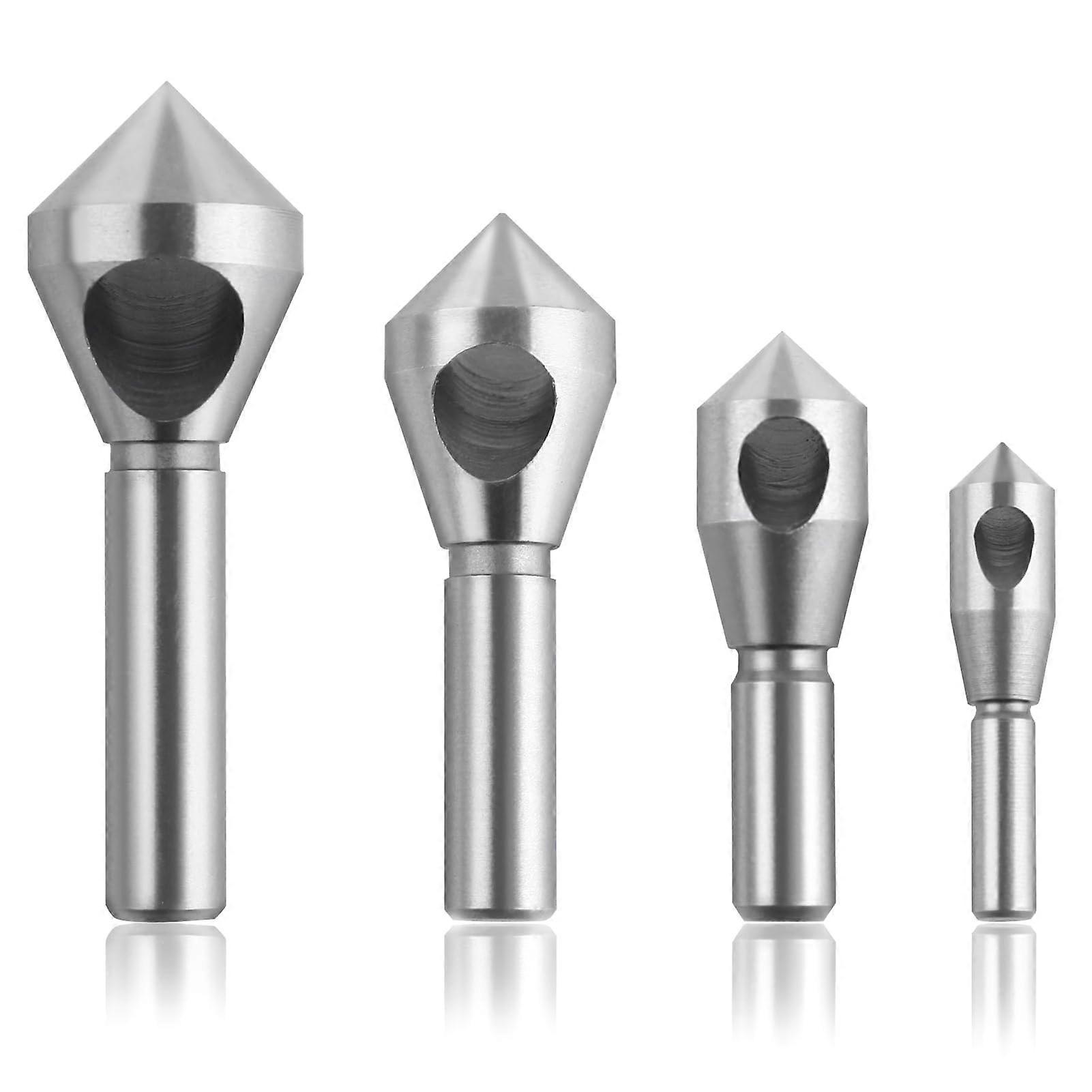 Countersink Drill Bit Set HSS 90 Degree for Wood Metal Plastic Size 25