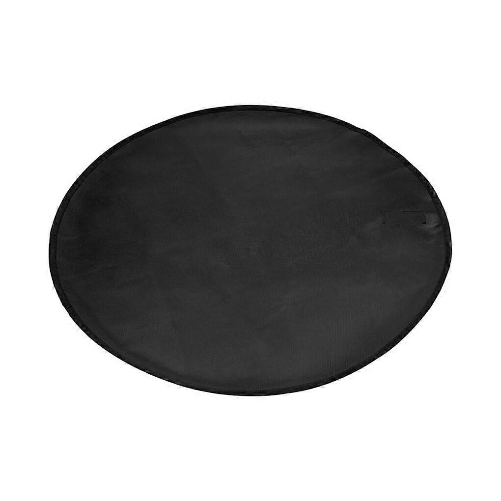 Thickened Fire Pits Pad Durable And Fireproof Mat For Protection Easy To Clean And Storage Heated Floor Mat, black 36in