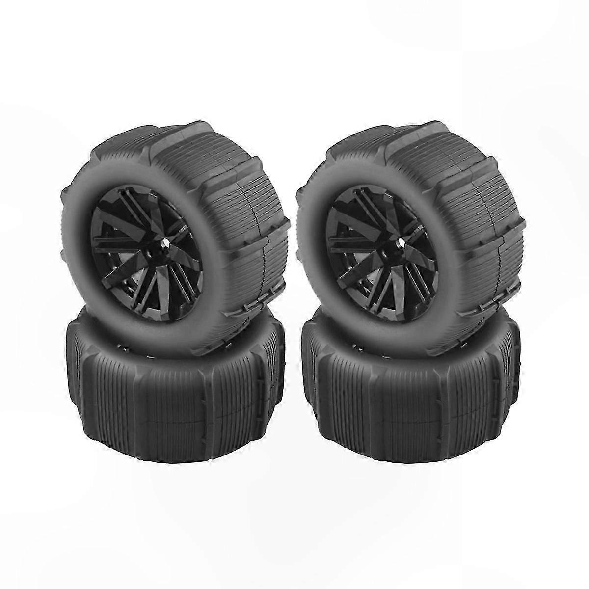 4-Pack 80mm Snow Sand Tires for RC Vehicles, Compatible with Multiple Models