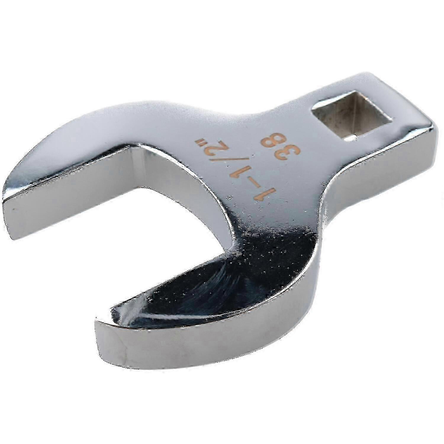 Long 38mm crows feet for torque wrenches with 1/2" drive