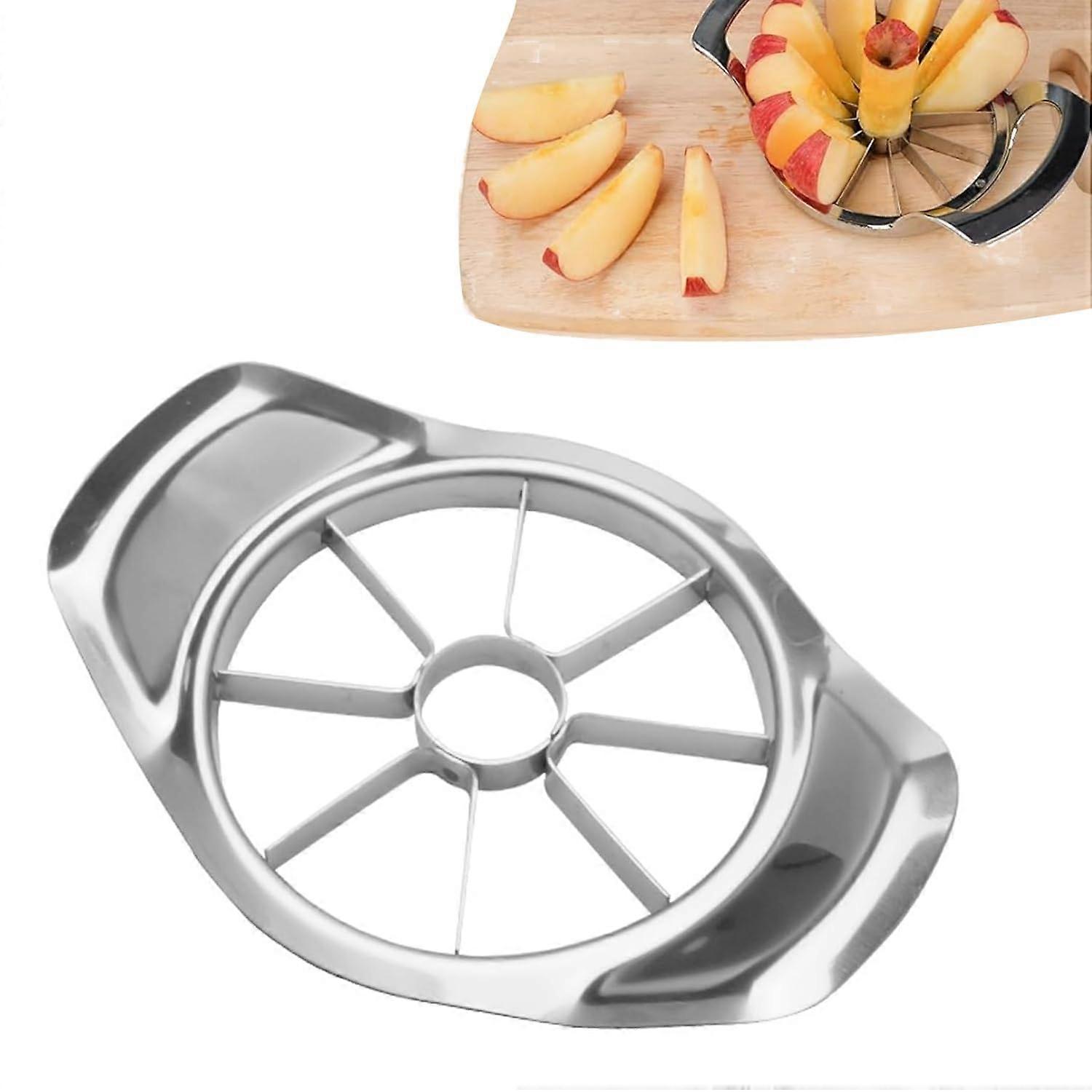 Stainless Steel Apple Cutter Slicer Corer - Durable Fruit Tool for Apples Pears - Quick Efficient Slicing Solution