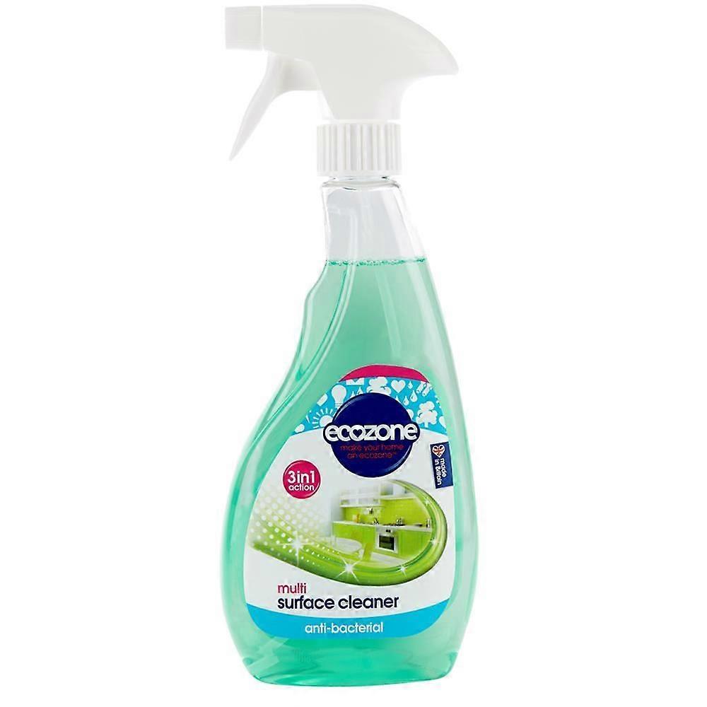 Ecozone 3 in 1 Anti-Bacterial Multi Surface Spray 500ml - 2 Pack