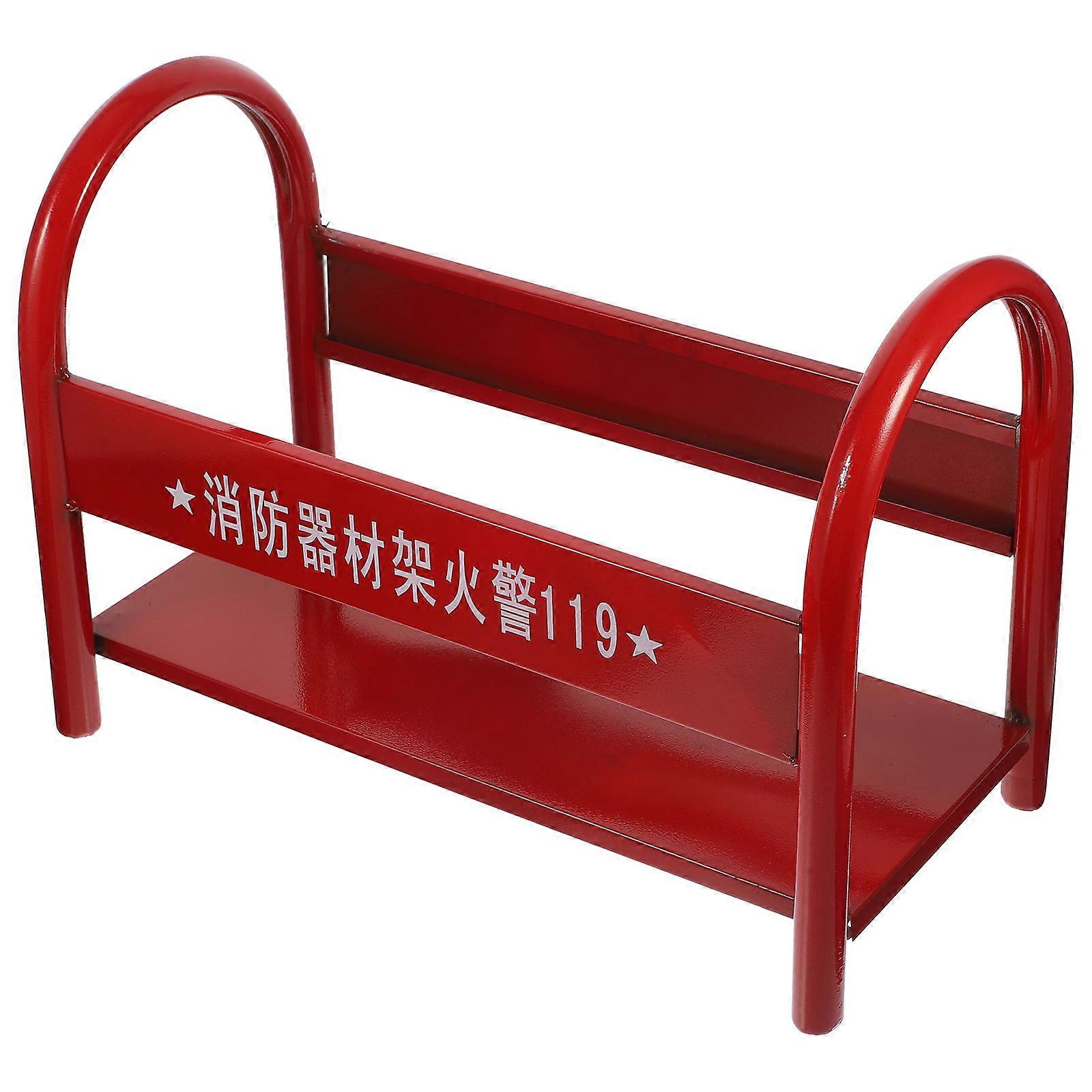 Heavy Duty Metal Fire Extinguisher Storage Holder Shelf Rack for 1 Set Fire Extinguishers