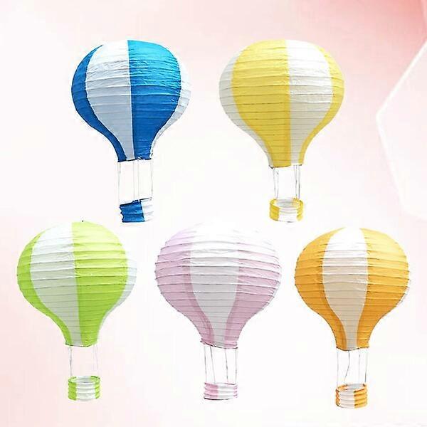 Foldable paper lanterns, 5 pieces, 30 cm, suitable for multiple scenarios