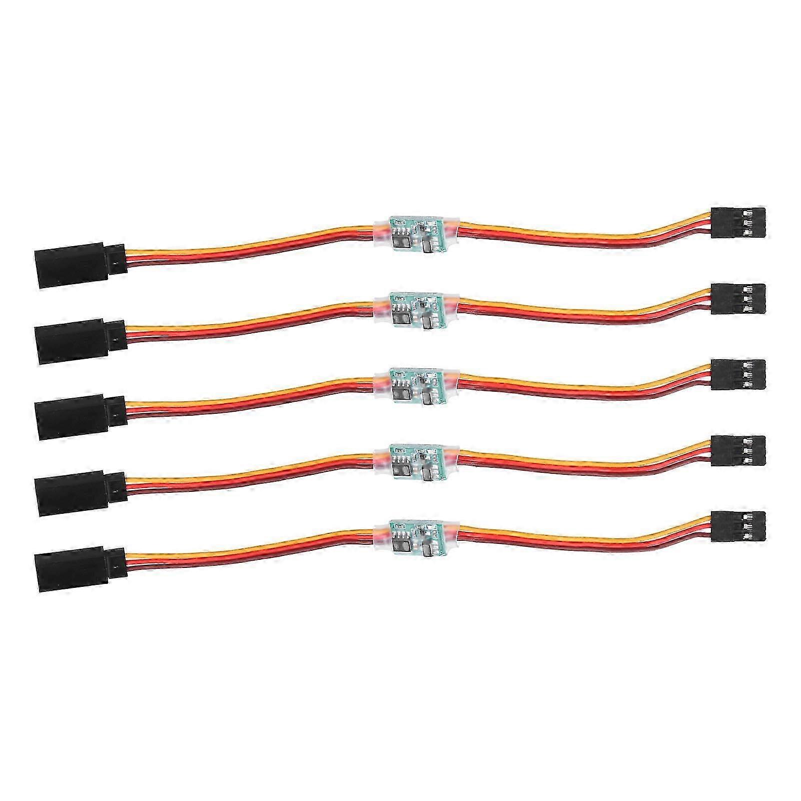 5Pcs Servo Signal Inverseur De Rotation De Gouvernant Inverseur pour RC Avion 3.6V ?24V 5A