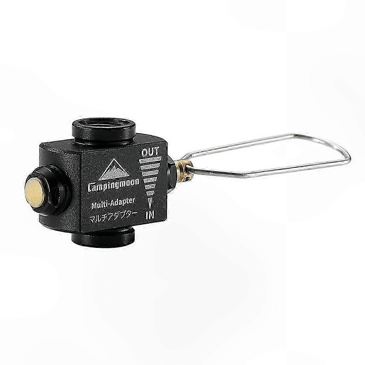 Portable Gas Saver Adapter with Conversion Kit for Camping Stoves and Flat Tank Refills