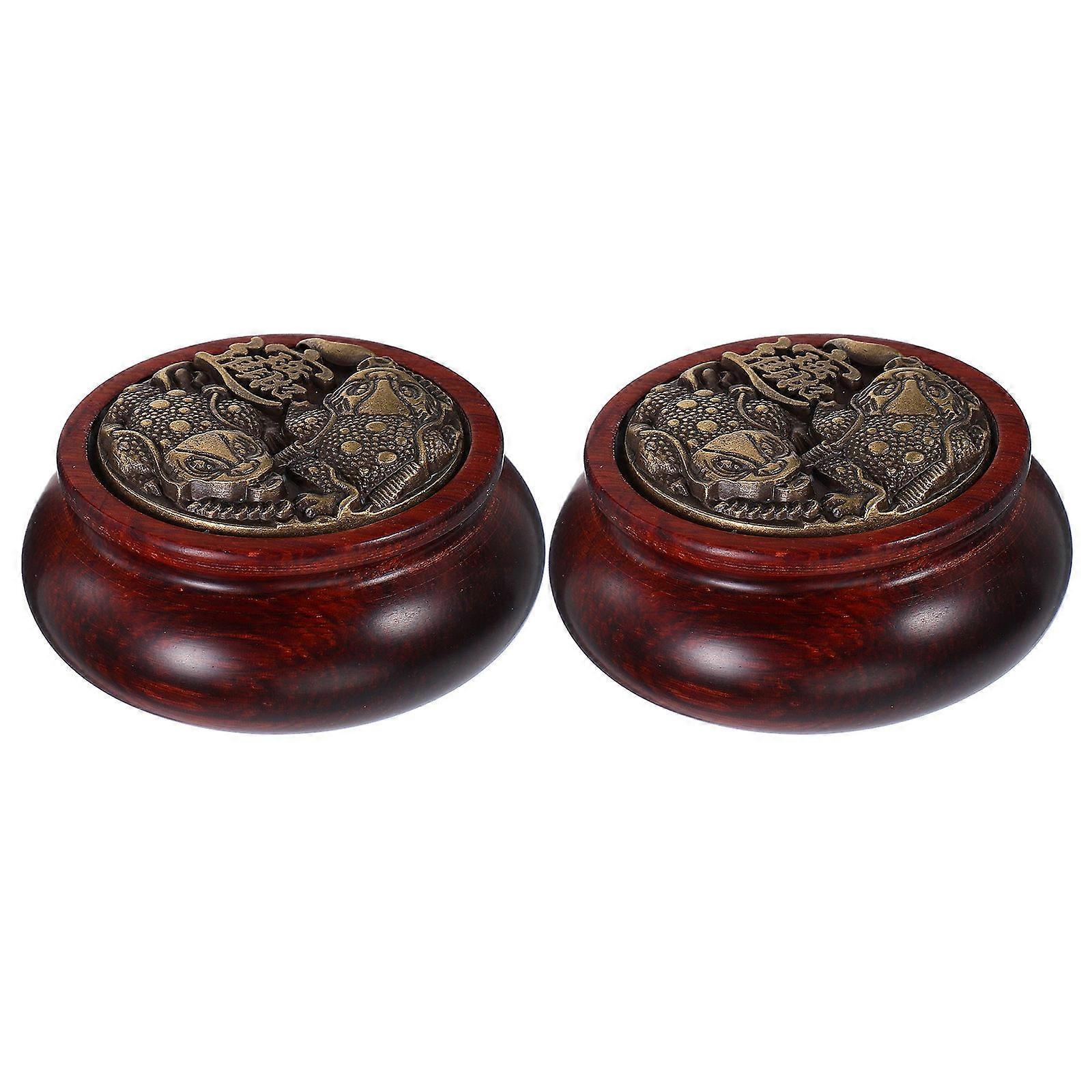 Natural Wood Baoding Balls for Hand Exercise and Relaxation Multi 2pcs with DualSided Design