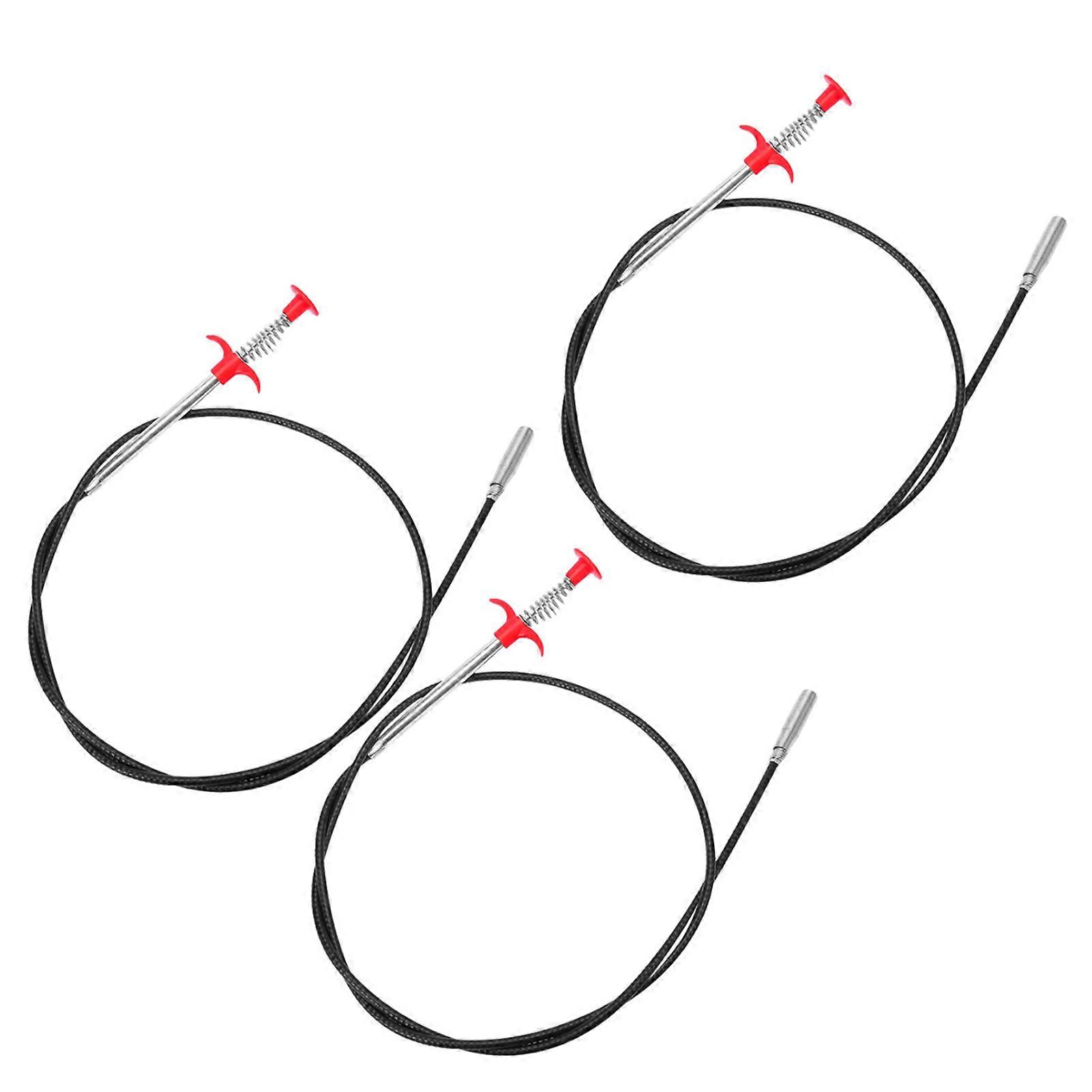 Flexible Grabbers Claw Pick Up Reachers Tool Household Drain Pipe Cleaning Spring Stick for Family Dorm Hotel