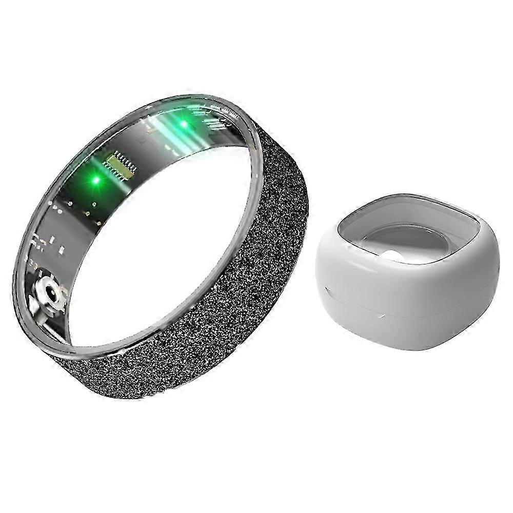Vring-3 Frosted Bluetooth Sleep Health Monitoring Smart Ring Finger Ring,with Charging Case