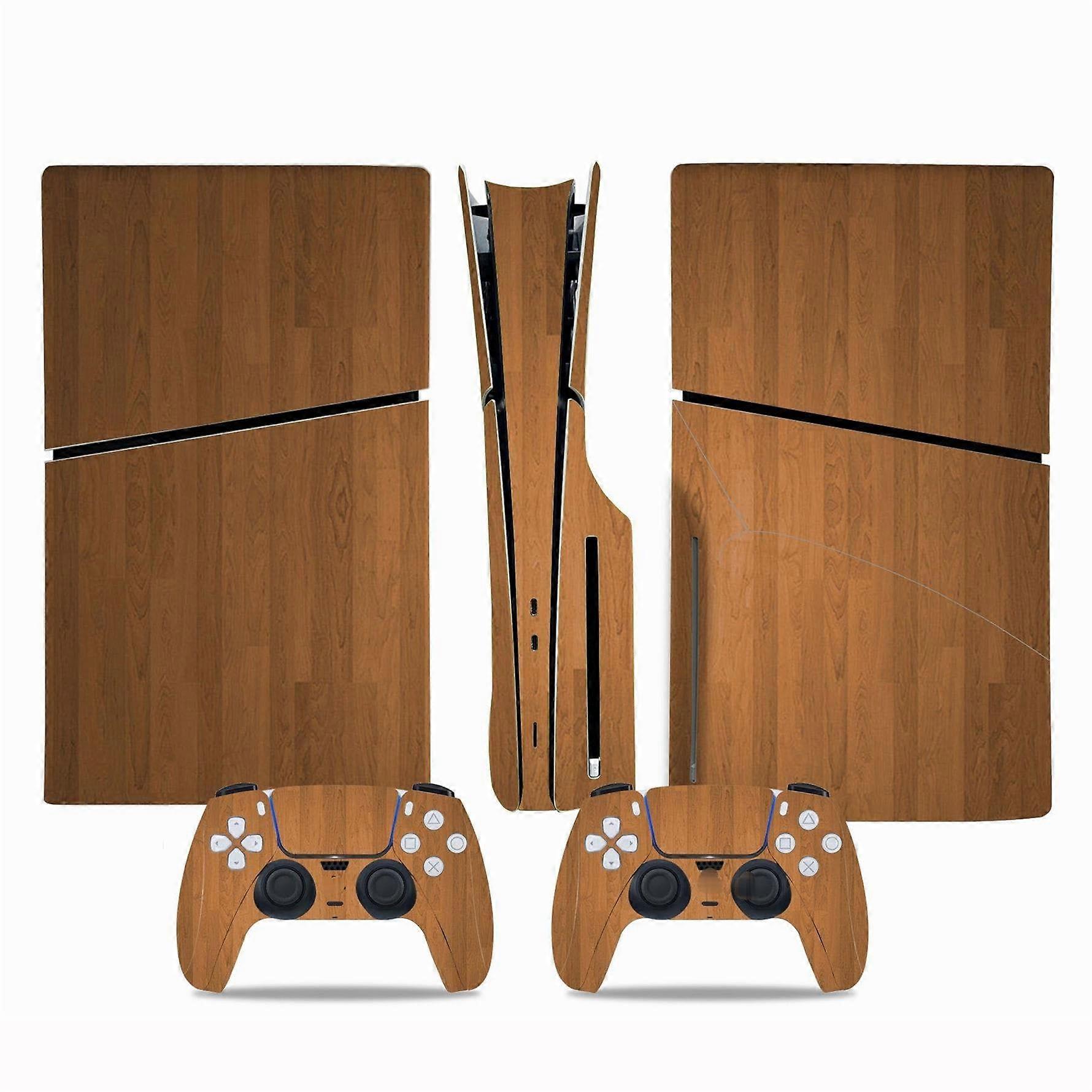 Anti Scratch For PS5 Slim Skin Disc Edition Vinyl Console Wrap For PS5 Slim Digital Controller Scratch Resistant 50985