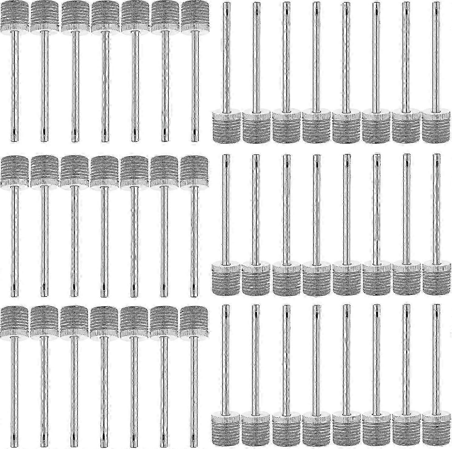 100 قطعة مضخة الهواء التضخم الإبر الفولاذ المقاوم للصدأ الكرة مضخة الهواء تضخيم دبابيس للكرات الرياضية ، كرة السلة ، كرة القدم ، الكرة الطائرة ، الرجبي