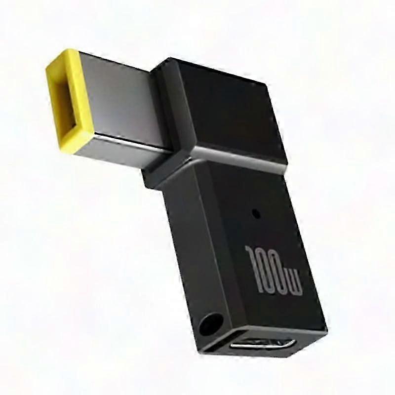 100W USB-C Female to Square PD Plug Converter for  ThinkPad