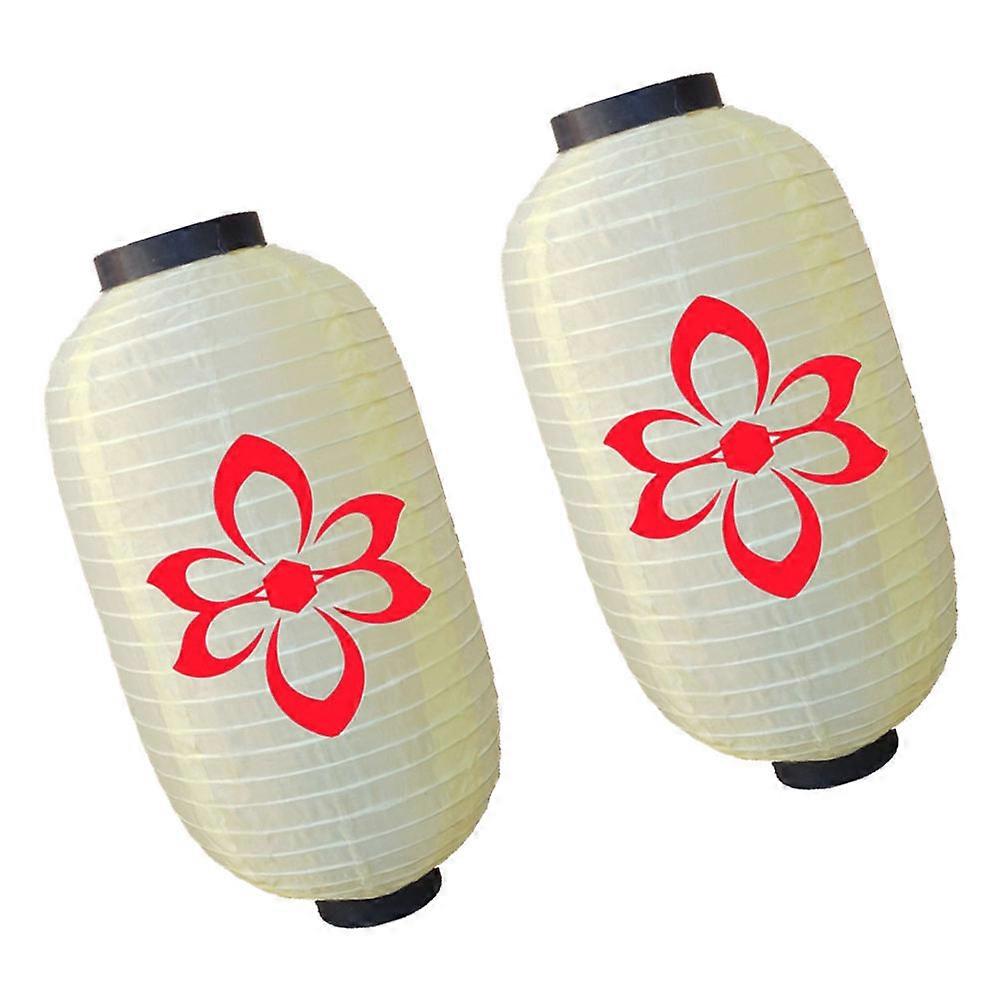 Lanterns Japanese Style Lanterns for Decor 2Pcs Pattern Paper