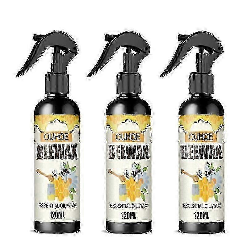 1/2 / 3ks 120ML přírodní mikro-molokuurizovaný včelí vosk ve spreji na nábytek polský čistič