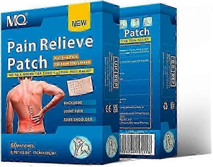 180pcs Pain Plaster Patch Heat Treatment Pain Relief Patch Pains, 24 Hours Long Lasting Pain Relief for Back Knee Joint Neck Shoulder Pain Muscle