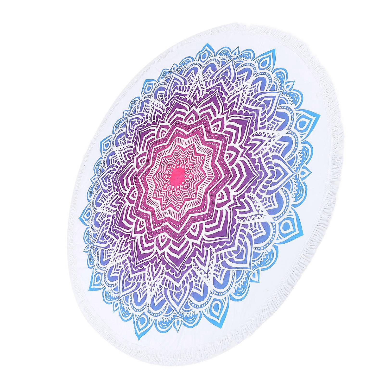 Round Beach Towel Blanket 160cm Diameter Oversized Picnic Mat