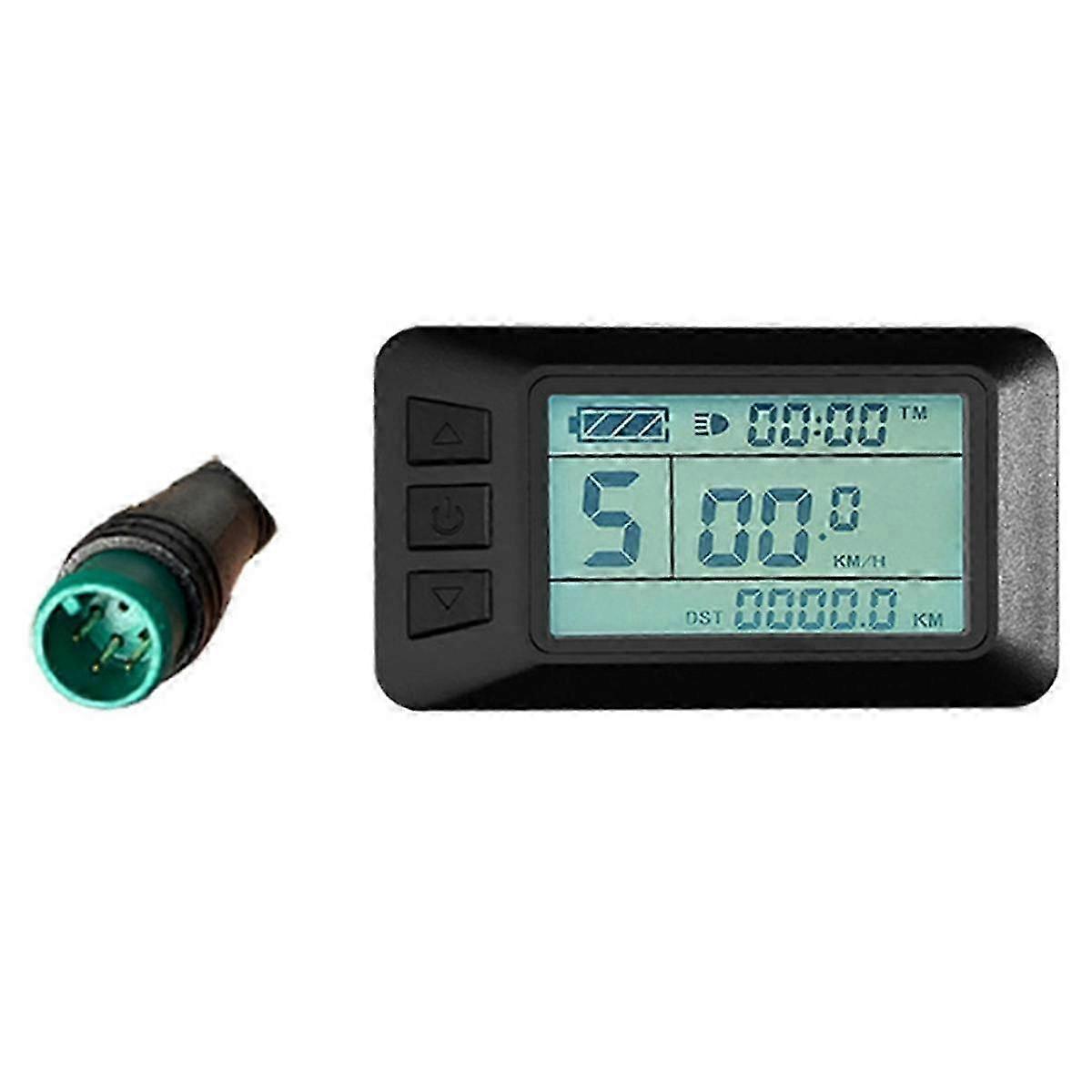 Electric Bicycle Display with LCD7U Screen, USB Interface & Waterproof Connectivity