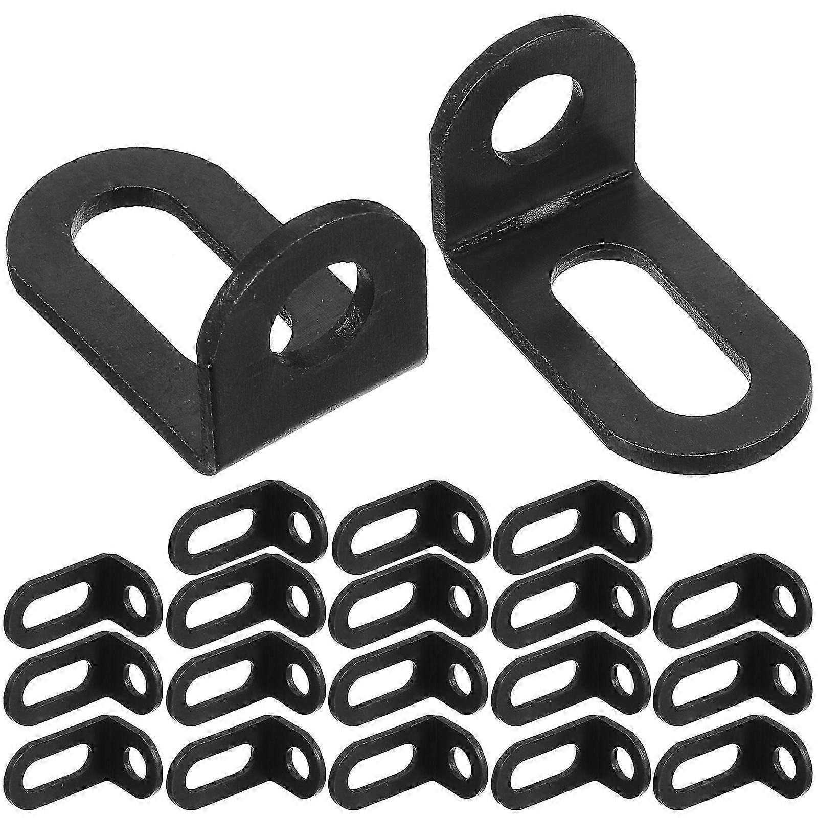 20pcs Corner Braces L Shaped Right Angle Brackets Furniture Mounting Corner Braces