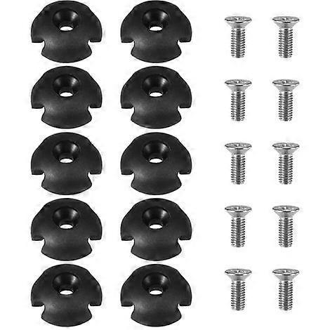 10Pcs Deck Line Guide Slotted Round Out Accessories For Fitting Kayak Canoe Boat