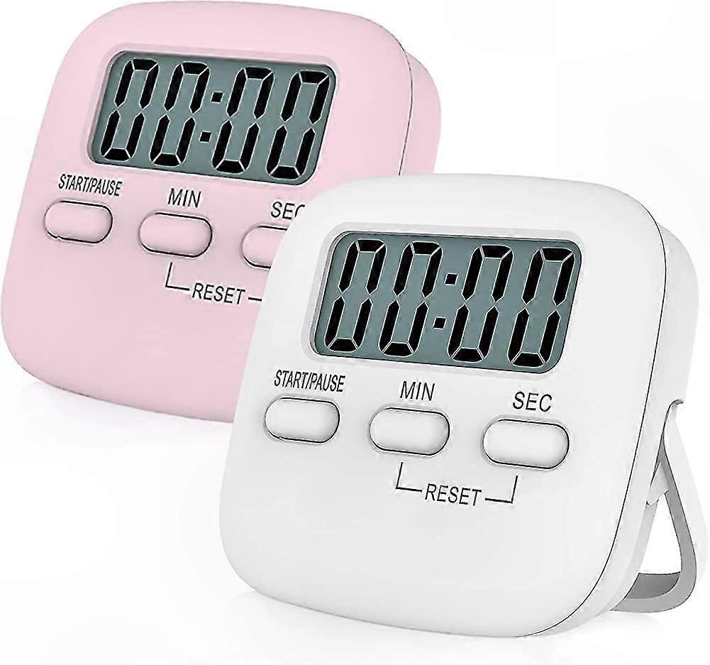 Digital Kitchen Timer with Magnetic Back, Electronic Cooking Timer for Home Use