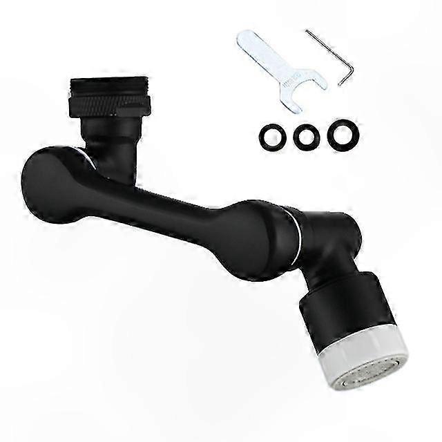 Dual Mode Faucet Extender for Kitchen and Bathroom Sink with 360° Rotation and Aerator Bubbler Functionality