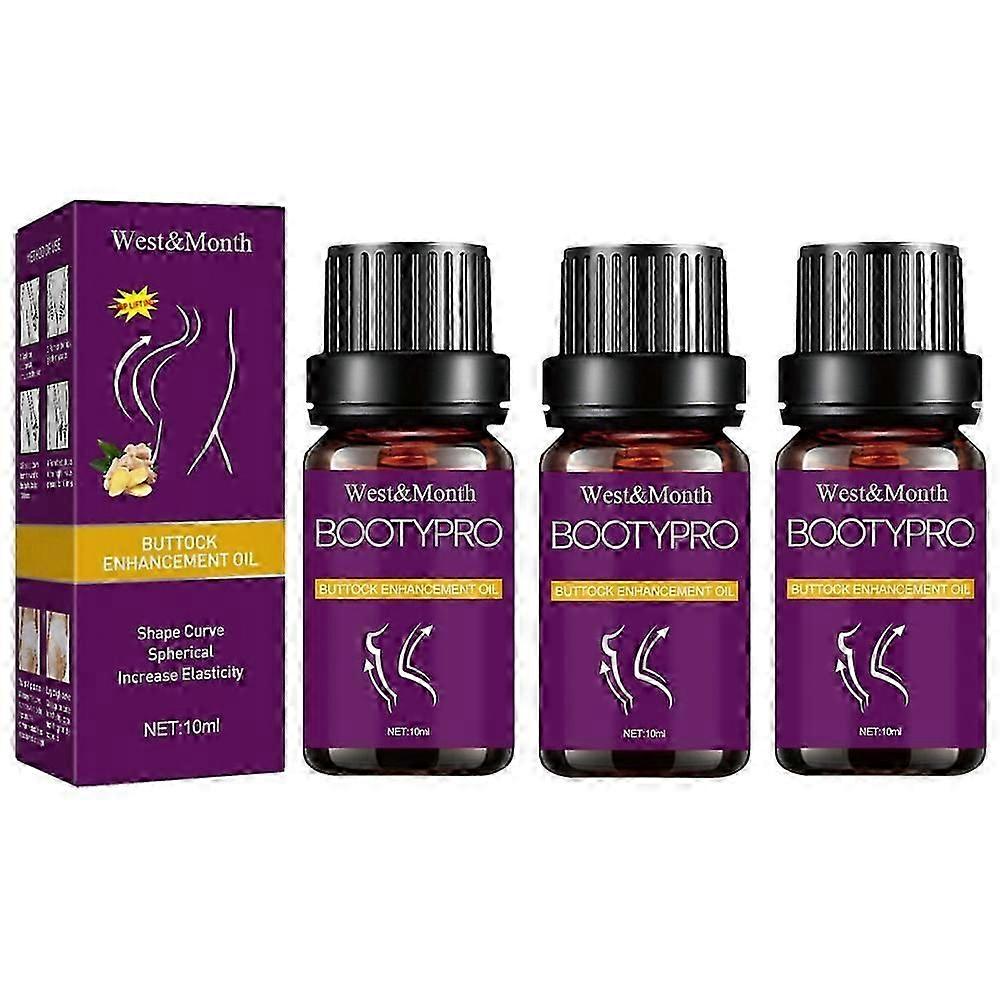 1-3psc Natural Hip Lift Up Cream Butt Buttock Booty Enhancer Massage Oil