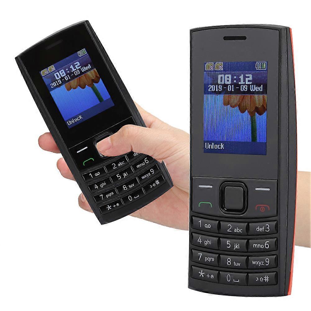 X2-02 Dual SIM Mobile Phone 1.77in Screen 8W Camera 3000mAh Black