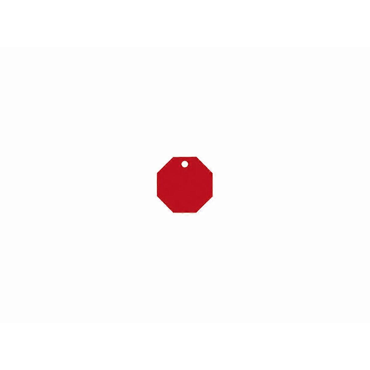 Identification plate Imarc STOP Red