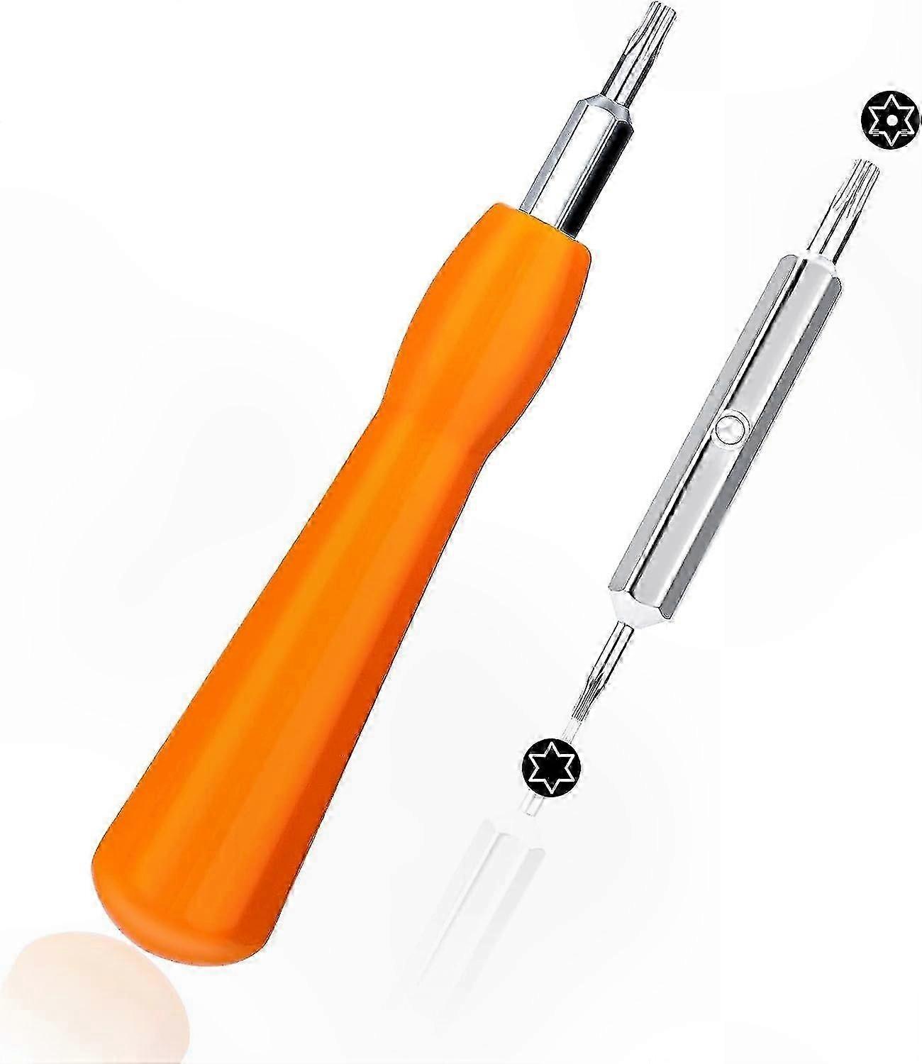 Double-Ended T6 & T15 Screwdriver, Industrial Grade Security Tool for Video Doorbell Models 1, 2, 3, Replacement Screwdriver for Smart Home Devices