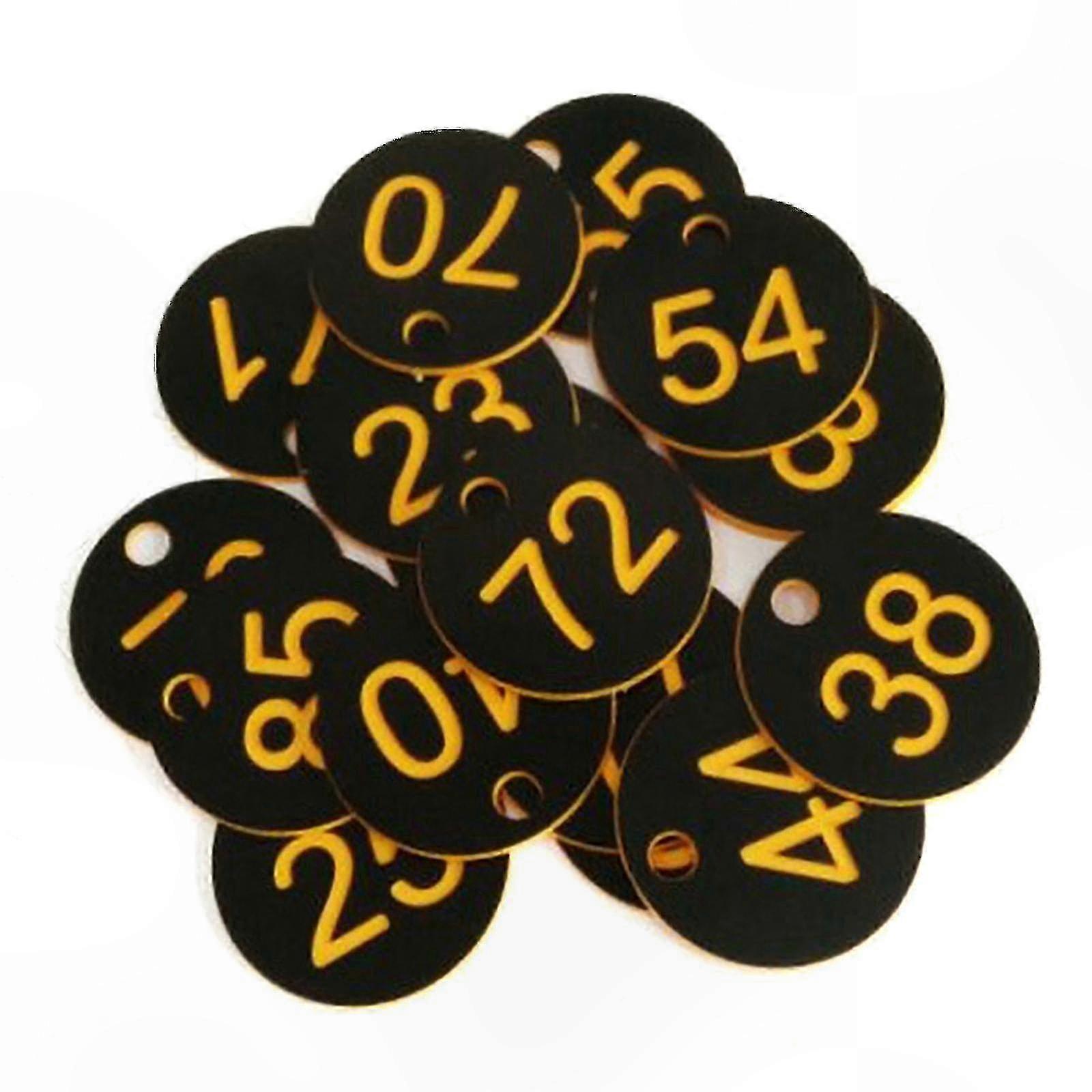 Numbered Index Tags for Clothing Hangers Office Organization 1-100 Count Edition 0915