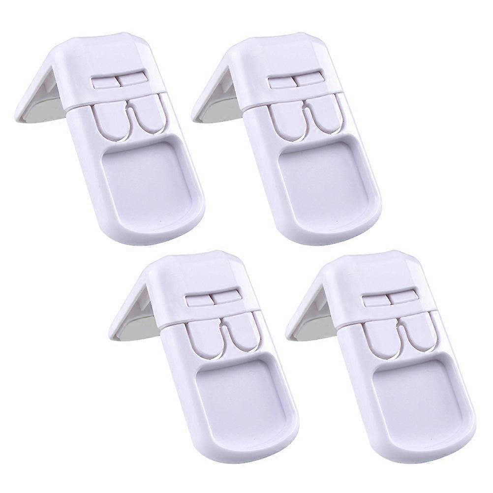 Child Safety Cabinet Locks Baby Lock for Drawer 8Pcs White Right Angle