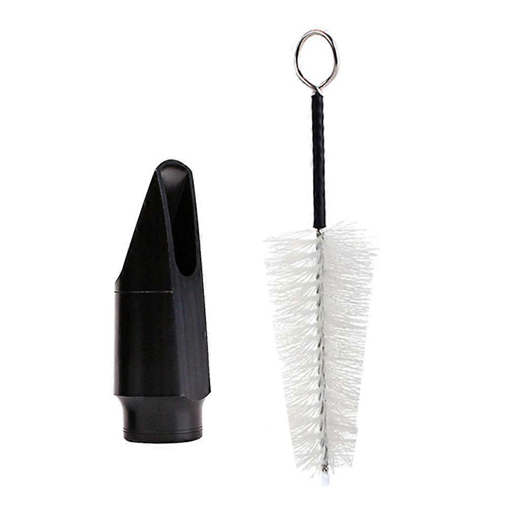 Saxophone Soprano Mouthpiece and Cleaning Brush for Saxophone 3Pcs Kit