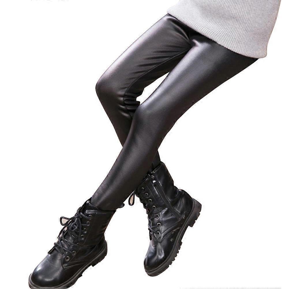 Kids Faux Leggings Winter Warm Pants for Warm Keeping 1piece