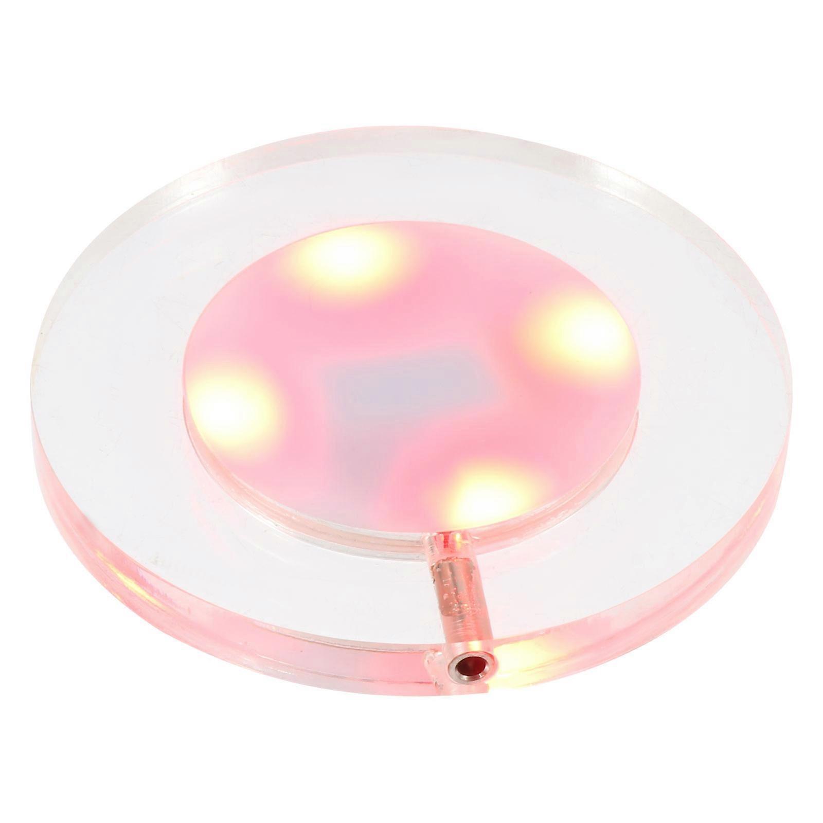 Creative LED Tabletop Cup Mat Acrylic Placemat for Home Use