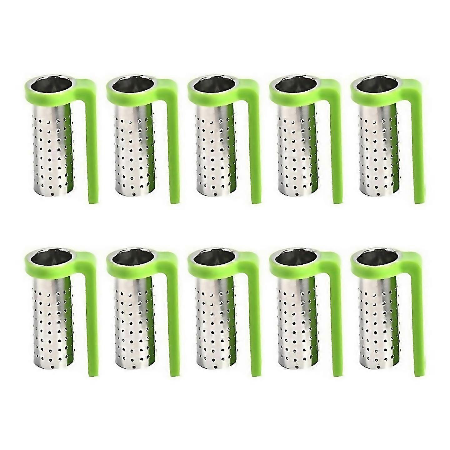 For Tea Infusers Strainers Sieve Stainless Steel Infusers Grass Green