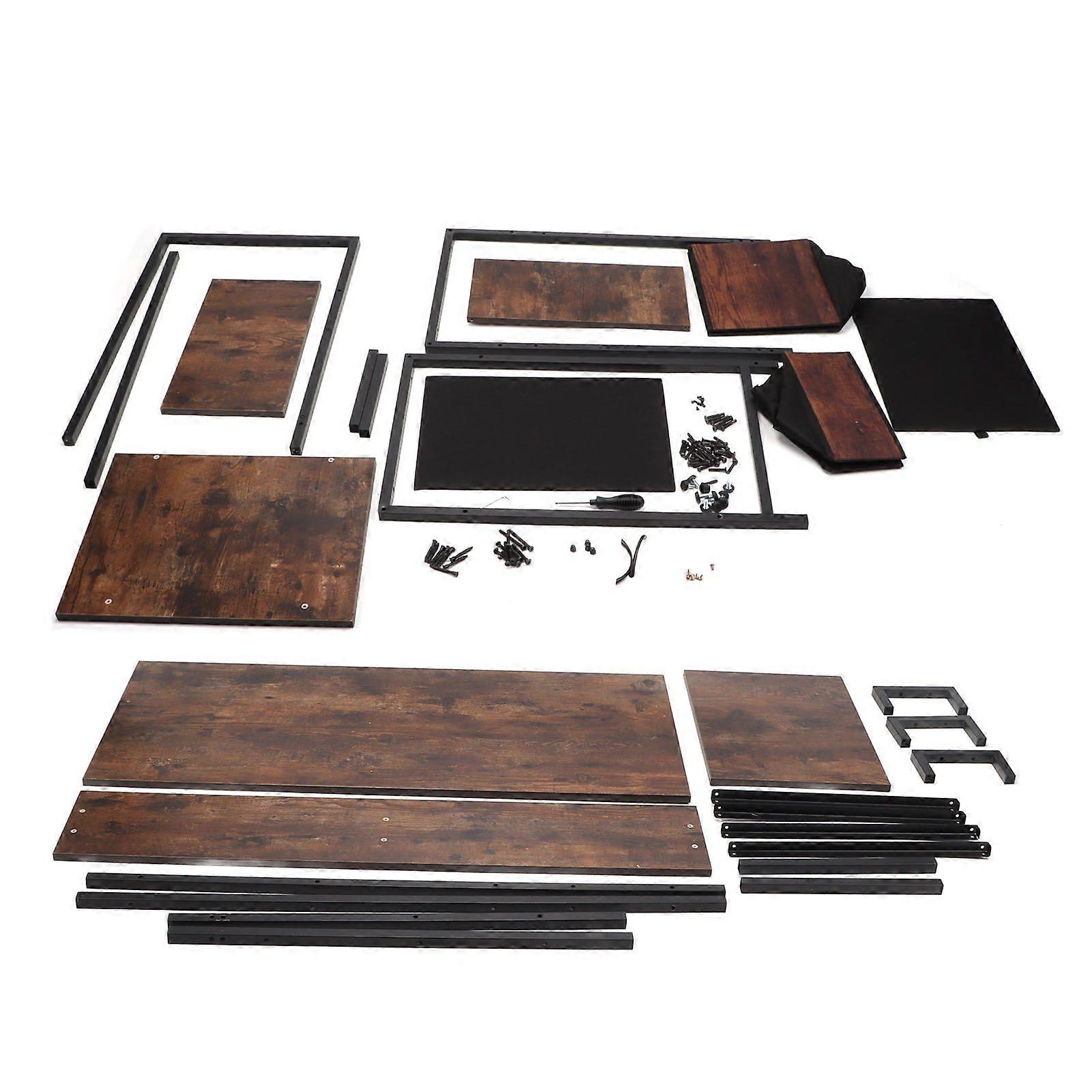 مكتب الكمبيوتر المنزلي مكتب كمبيوتر طاولة كمبيوتر صناعي مكتب كمبيوتر عتيق مع رف مرتفع للمكتب المنزلي