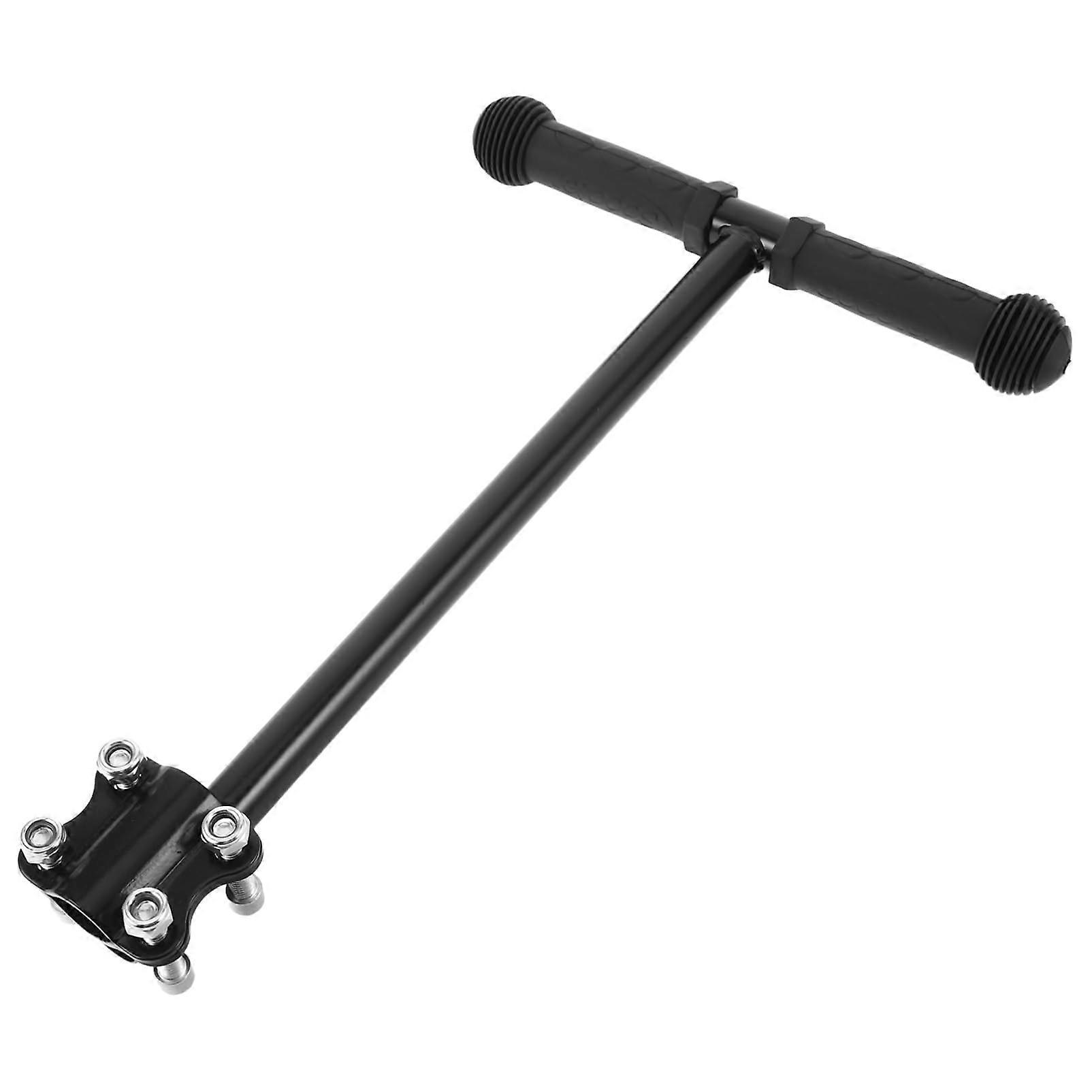 Stroller Handle Extender Bar 1.77 Inch Pipe Dia Extension Handlebar Non Slip Grip Attachment For Wagons And Carts