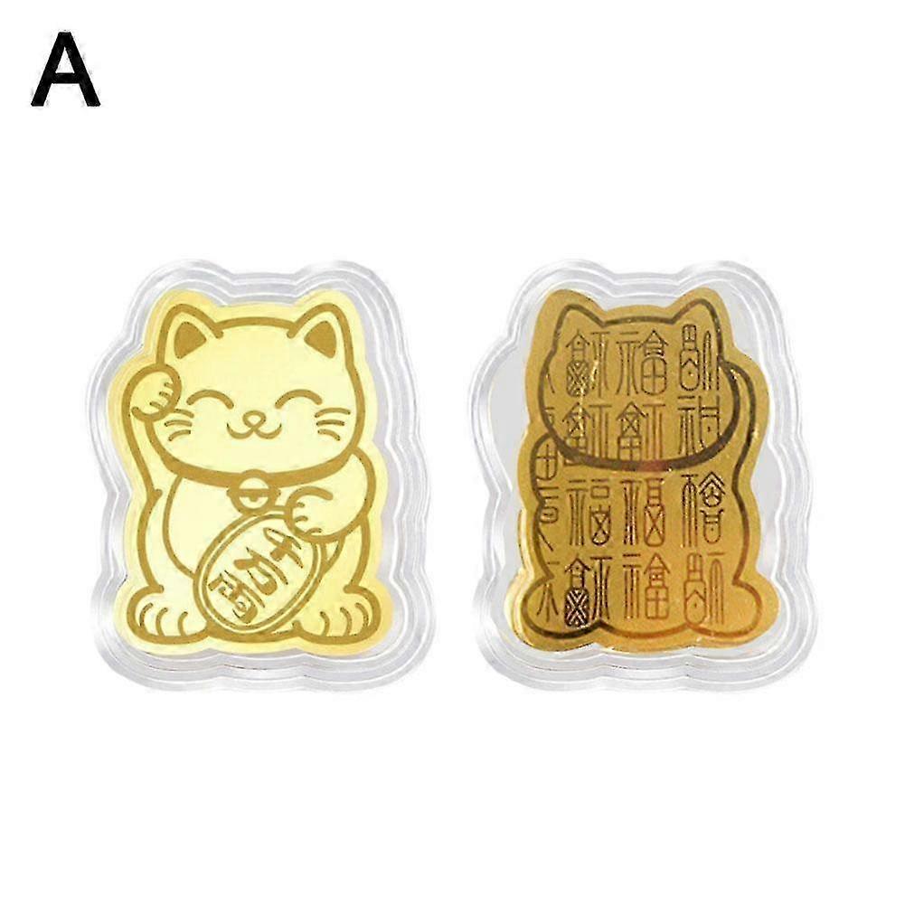 Lucky Charms Fengshui 2024 Dragon Year Goldcat Good for Wealth and Health 2025