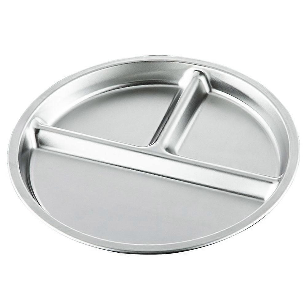 Stainless Steel Divided Portion Control Plate Tray for Kitchen Use 3Pcs