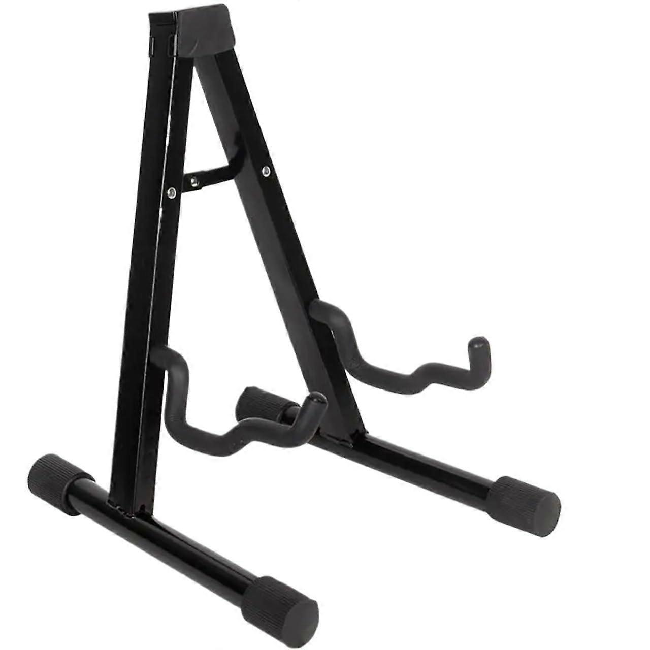 Guitar Stand Folding Tripod Lightweight Portable For Bass Cello And Other Stringed Instruments Black