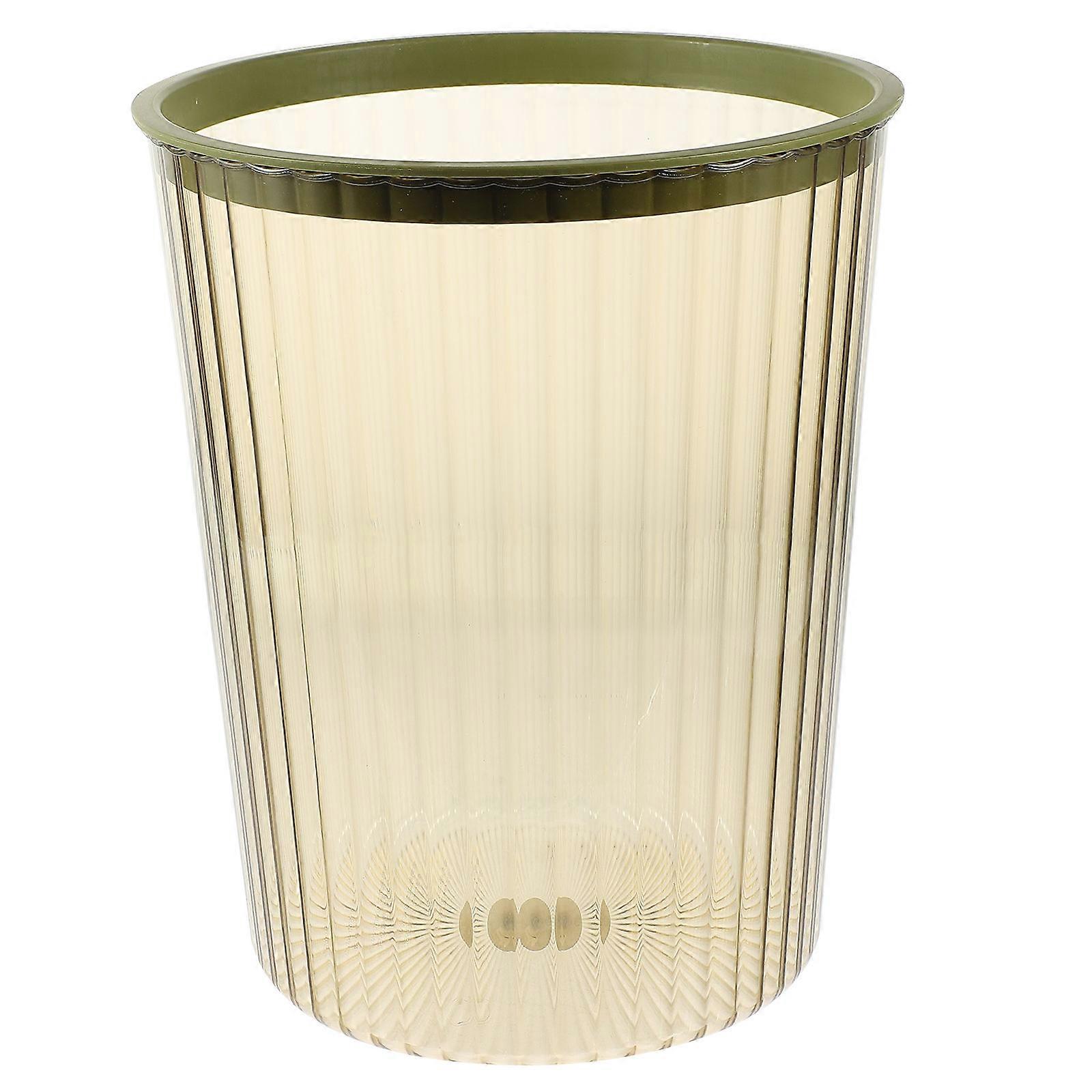 Garbage Bin Large Trash Container for Storage 2Pcs Plastic Wastebasket Kitchen