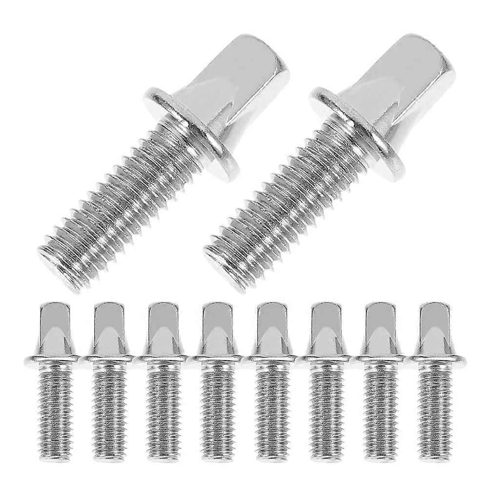 Metal Drum Set Screws for Drum Accessories Replacement 50Pcs Silver