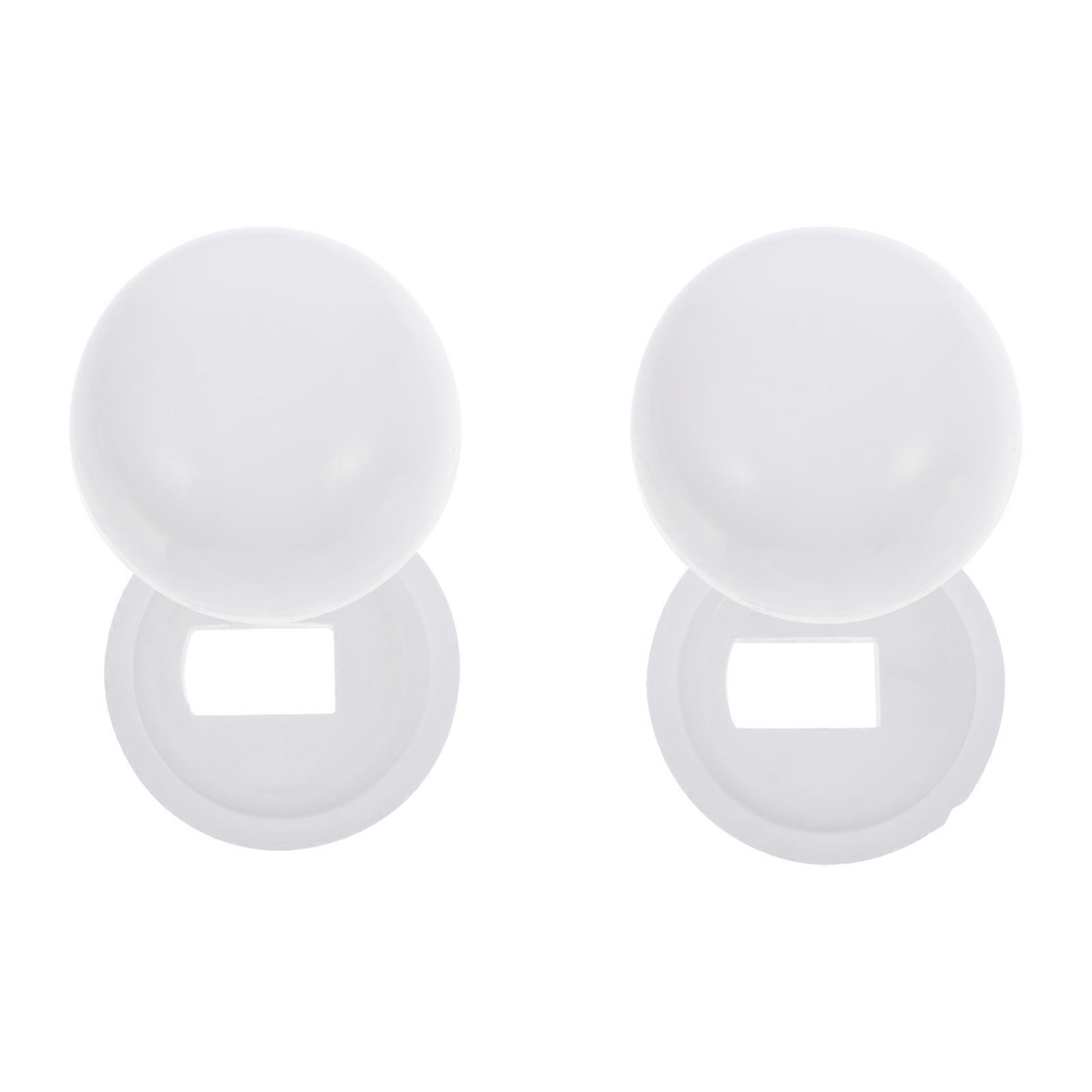Universal Toilet Bolt Caps Toilet Seat Installation Kit DIY Installation 3.50X3.50X2.00CM Protect Against Rust 2 Pair
