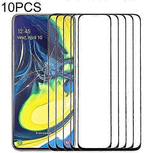 Galaxy A90 / A80 10pcs Front Screen Outer Glass Lens