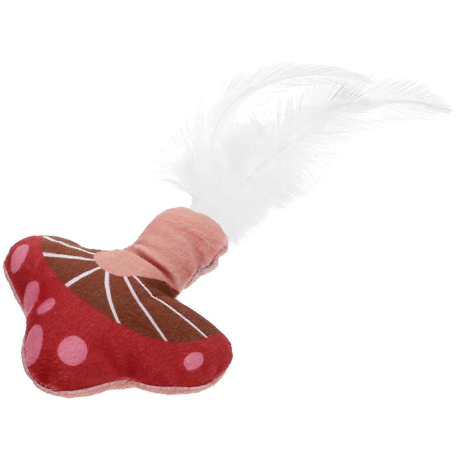 Plush Cartoon Shaped Catnip Toy Cat Teething Toy for Pets 2Pcs