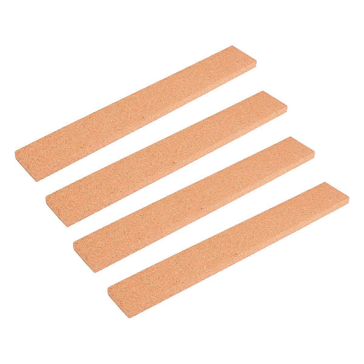 Khaki Cork Bulletin Bar Strip for Noting 12Pcs Natural Cork Board Strips