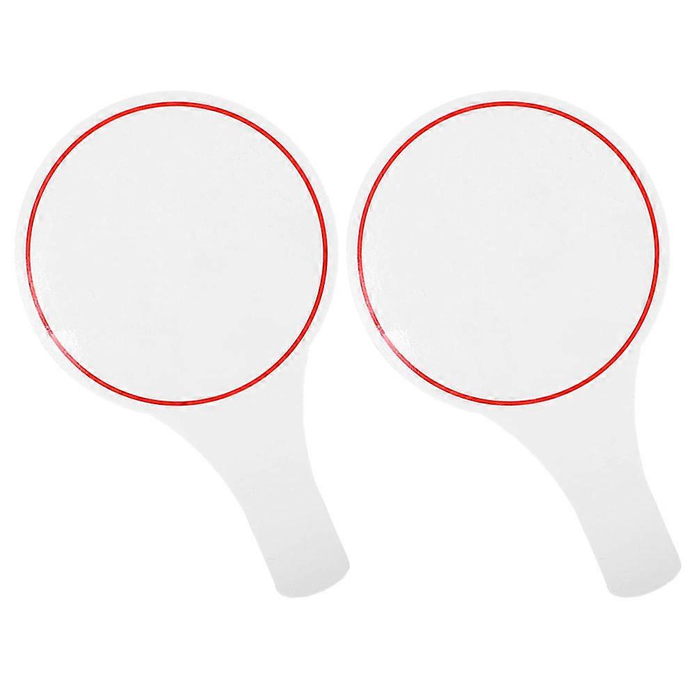 Marker Board Dry Erase Answer Paddle for 10Pcs Red Single Sided Paddles