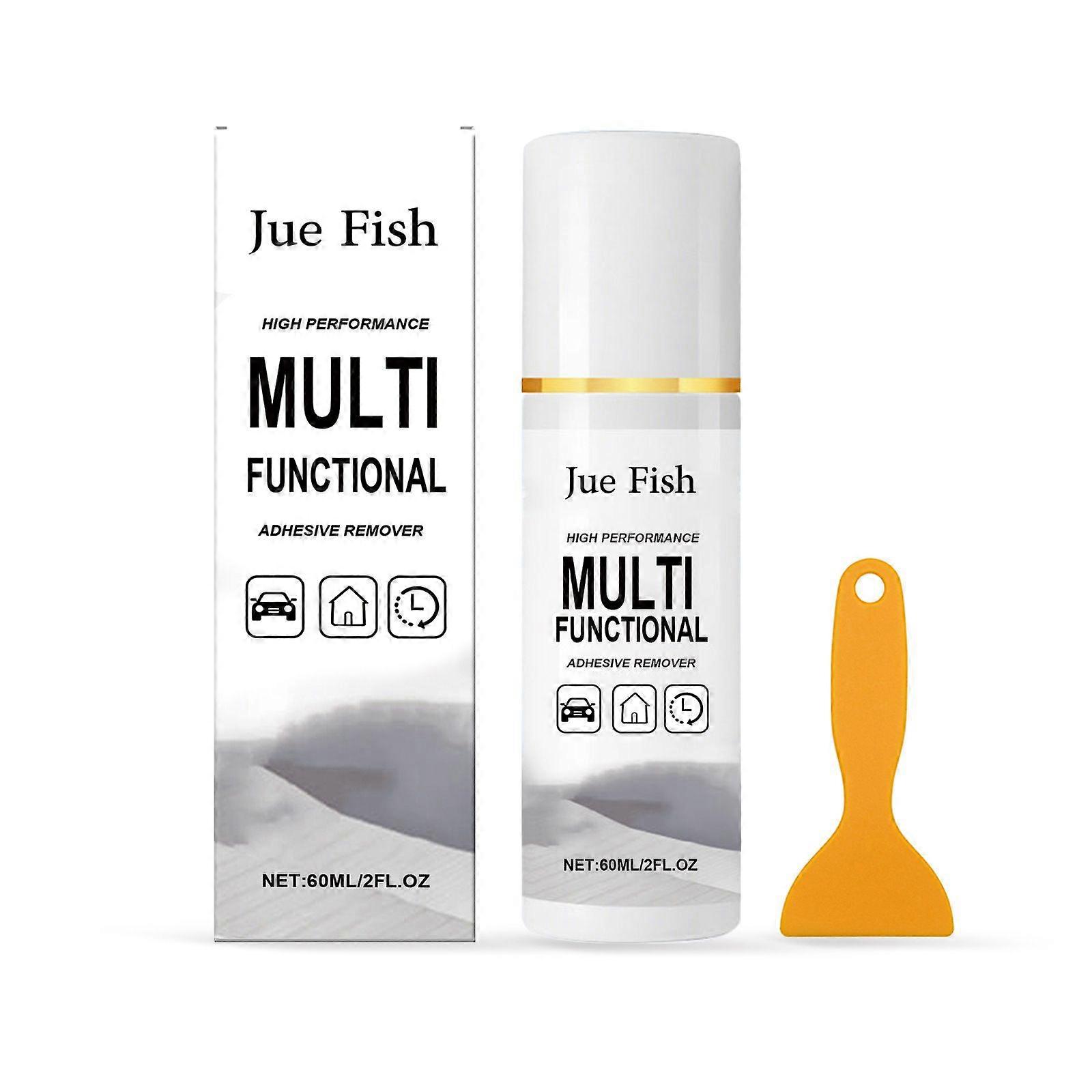 Multipurpose adhesive cleaner for home and car use, gentle dissolving and